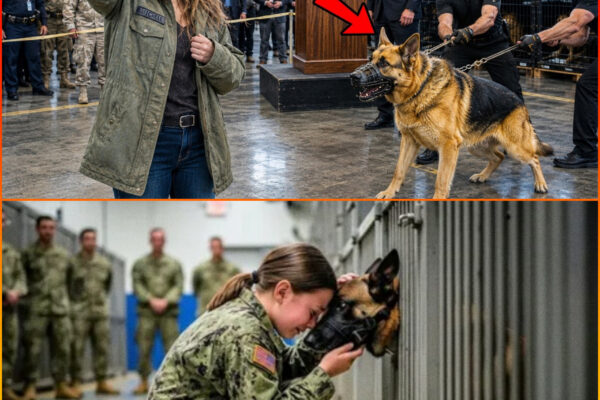 A Fallen SEAL’s Daughter Bid Her Last $20—Then Every Military Dog Turned Toward Her