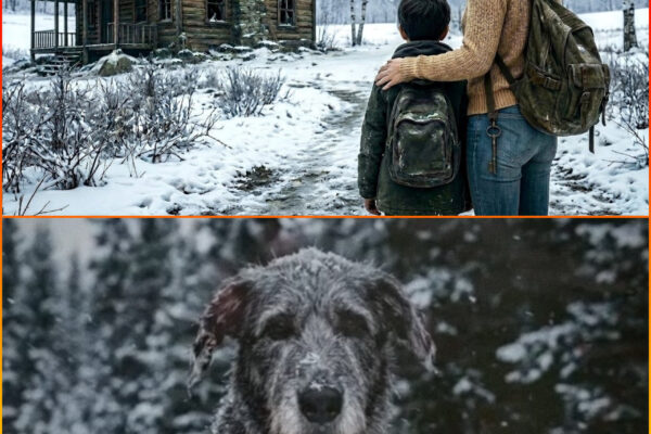Kicked Out With Her Little Brother During Snowstorm, She Found a Forgotten Cabin Deep in the Pines